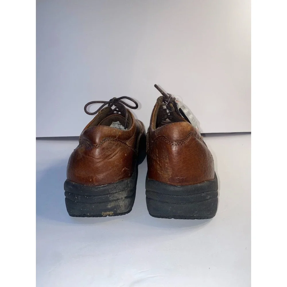 Florsheim Work Safety Boots Men's 11.5‎ D Brown Leather Steel Toe ASTM F2413-05